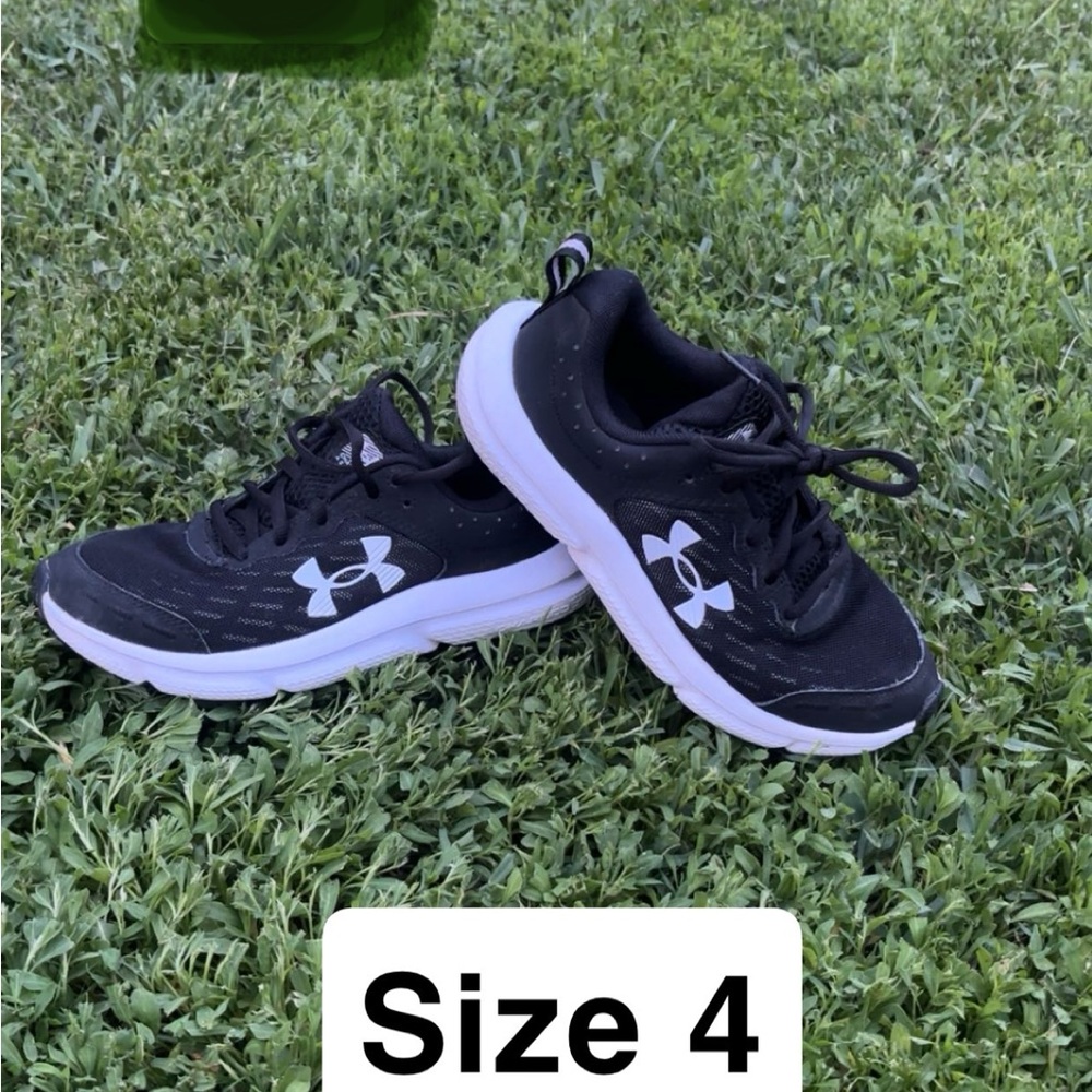 Under Armour Black and White Sneakers for Versatile Style